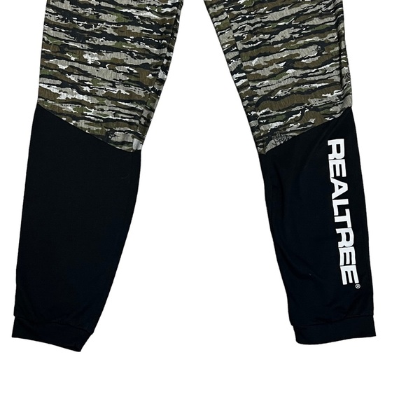 Realtree Camo Joggers Pants Size Medium LIght Weight Drawstring Colorblock 30 - Picture 5 of 11